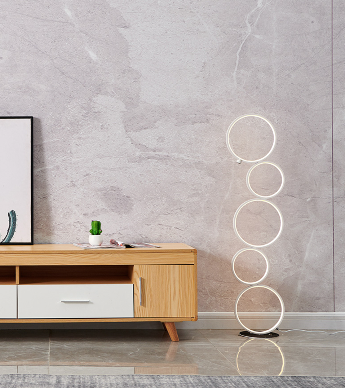 Modern LED light floor lamp